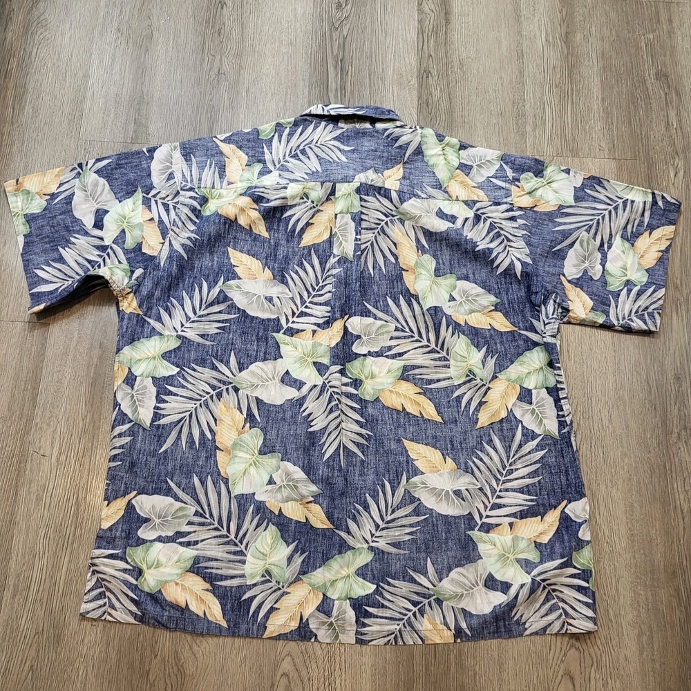 Cooke Street Honolulu 100% Cotton Hawaiian‎ Print Button Pocket Shirt Size 2XL - Picture 2 of 9